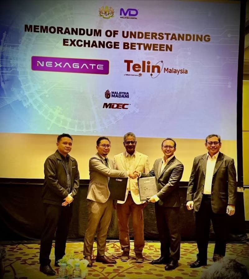 Memorandum of Understanding Exchange between Nexagate and Telin Malaysia (May 2024)