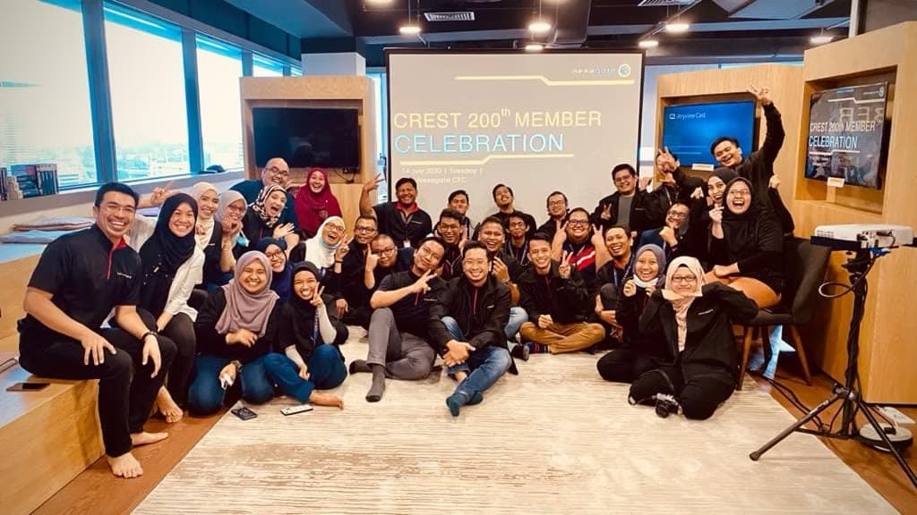 Celebrating being CREST 200th Member (2020)