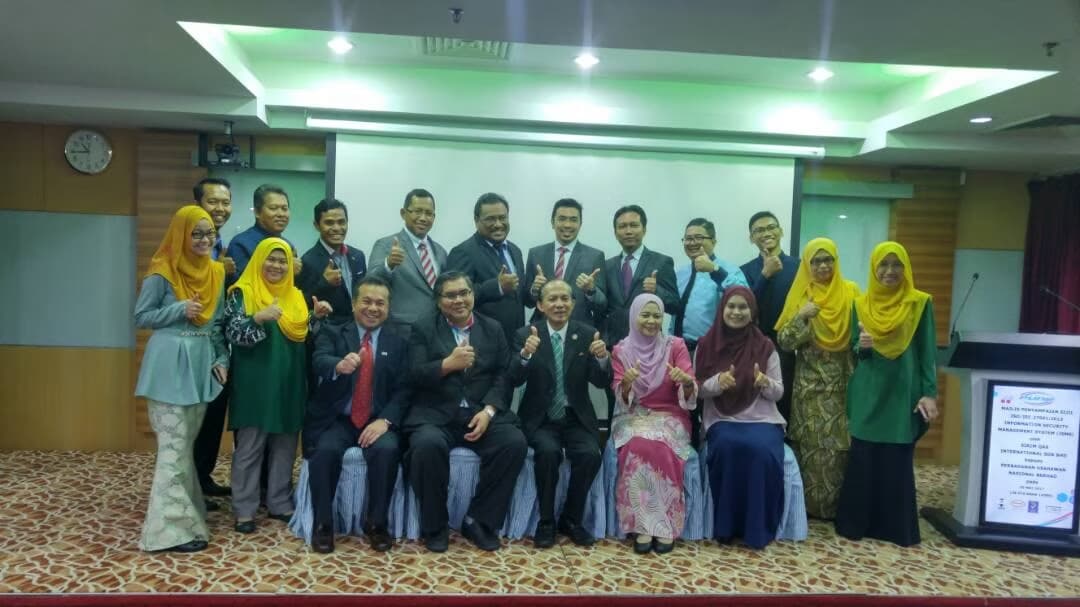 Joyous occasion at the PUNB ISMS Certification Acceptance Ceremony (May 17)